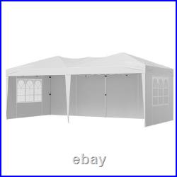 Pop Up Canopy 10 x 20 FT Pop Up Gazebo Tent with 3 Sidewalls & 2 Windows