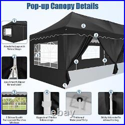 Pop Up Canopy 10x30FT Large Party Tent Portable Outdoor Canopy with 8 Sidewalls