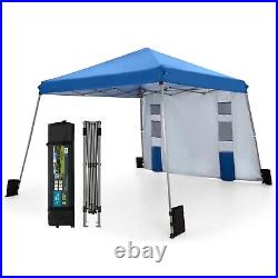Pop Up Canopy 12x12 Folding Tent Protable Ez up Gazebo Party Tent with1pc Sidewall