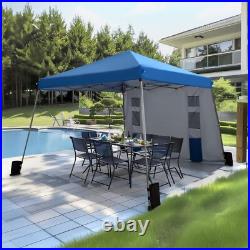 Pop Up Canopy 12x12 Folding Tent Protable Ez up Gazebo Party Tent with1pc Sidewall
