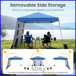 Pop Up Canopy 12x12 Folding Tent Protable Ez up Gazebo Party Tent with1pc Sidewall