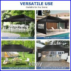 Pop Up Canopy Tent 10x20 Heavy Duty with 6 Removable Sidewalls for Parties Gazebo