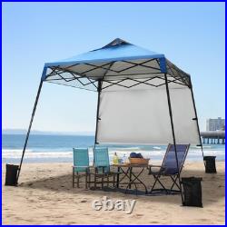 Pop Up Canopy Tent 8x8ft Footprint and 6x6 ft at top Gazebo Shelter Sun Shade