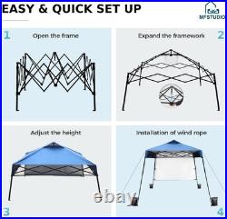 Pop Up Canopy Tent 8x8ft Footprint and 6x6 ft at top Gazebo Shelter Sun Shade