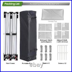 Pop Up Canopy Tent, Esay Setup Instant Outdoor Canopy Tent, Portable Beach Canopy