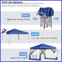 Pop Up Canopy Tent Instant Sun Shelter for Outdoor Garden Patio Backyard Event