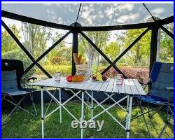 Pop Up Gazebo Screen House Tent for Camping 11.5 ft for 8-10 Person Instant