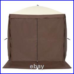 Pop Up Gazebo Tent 66 Patio Camping Canopy 4 Sided Sun Shelter Shade