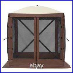 Pop Up Gazebo Tent 66 Patio Camping Canopy 4 Sided Sun Shelter Shade