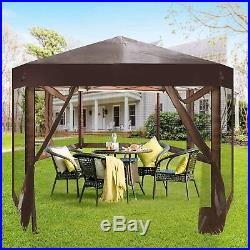 Pop-Up Gazebo Tent Instant with Mosquito Netting Wedding Party Event Pavilion