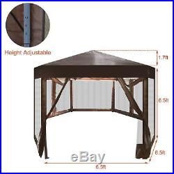 Pop-Up Gazebo Tent Outdoor Patio Deck and Backyard Canopy Shelter Picnic BBQ