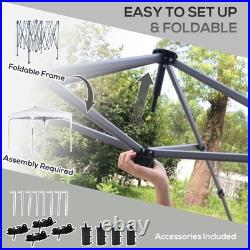Pop Up Patio Gazebo Foldable Canopy Tent Outdoor Backyard Instant Sun Shelter