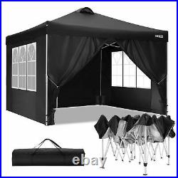 Pop up Canopy 10x10Foldable Waterproof Oxford Cloth Awning Tent with wind hole