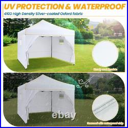 Pop up Canopy 10x10ft Heavy Duty Party Tent Outdoor Waterproof UV 50+ Gazebo