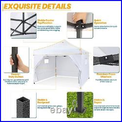 Pop up Canopy 10x10ft Heavy Duty Party Tent Outdoor Waterproof UV 50+ Gazebo