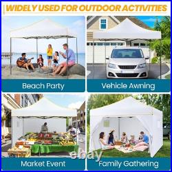 Pop up Canopy 10x10ft Heavy Duty Party Tent Outdoor Waterproof UV 50+ Gazebo