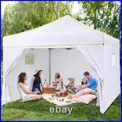 Pop up Canopy 10x10ft Heavy Duty Party Tent Outdoor Waterproof UV 50+ Gazebo