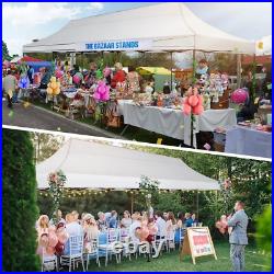 Pop up Canopy 10x30 Heavy Duty Commercial Tent with 8 Sidewalls Thickened Frame