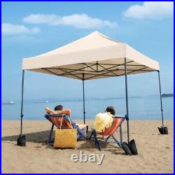 Pop-up Canopy Heavy Duty Waterproof Commercial Gazebo Tent withWheeled Carry Bag