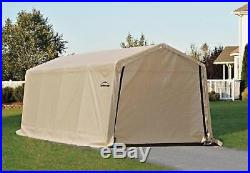 Portable Auto Storage Shelter Beige Car Canopy 10 ft x 20 ft Vehicle Garage Tent