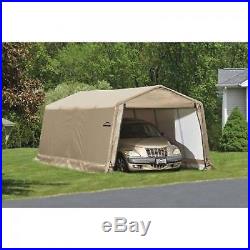 Portable Auto Storage Shelter Beige Car Canopy 10 ft x 20 ft Vehicle Garage Tent