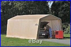 Portable Auto Storage Shelter Beige Car Canopy 10 ft x 20 ft Vehicle Garage Tent