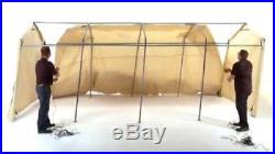 Portable Auto Storage Shelter Beige Car Canopy 10 ft x 20 ft Vehicle Garage Tent