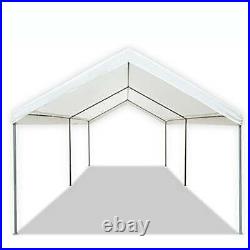 Portable Canopy Carport Garage Tent Car Shelter Steel Frame Heavy Duty 10' X 20