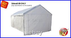Portable Carport Parking Tent Big Shelter Car 10x20 Kit Wall Side Garage Canopy