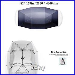 Portable Full Automatic / Manual Car Tent Umbrella Roof Cover Anti-UV Waterproof