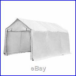 Portable Garage Car Port Canopy Caravan Tent Shelter Heavy Duty Steel White Shed