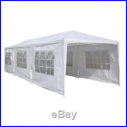 Portable Garage Carport 20 x 10 Car Shelter Canopy White ALEKO