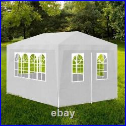 Portable Garage Carport Car Party Tent Canopy Pavilion With 4, 6, 8 Sides Wall