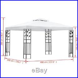 Portable Garage Gazebo Carport Car Shelter Party Tent Canopy White Cover Outdoor