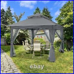 Portable Master Canopy 13 Ft. W x 13 Ft. D Steel Patio Gazebo FREE SHIPPING USA