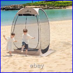 Portable Pop up Mosquito Screen Tent, Instant Screen Canopy with Removable Campi