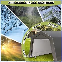 Portable Storage Shelter Garage Storage Shed 8x8x7 ft Carport Tent Waterproof