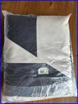 Pottery Barn Replacement Market Umbrella Canopy Rectangular Sunbrella NavyStripe