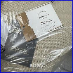 Pottery Barn Umbrella Replacement Sunbrella Rectangular Canopy 10' Linen Sand