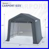 QUICTENT-Carport-Outdoor-Storage-Shed-Garden-Garage-Canopy-Car-Shelter-4-Sizes-01-lpzt