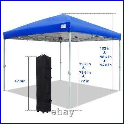 Quictent 10'x10' Commercial Ez Pop UP Canopy Outdoor Party Tent Folding Gazebo