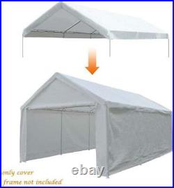 Quictent 10'x20' Carport Canopy Heavy Duty Car Shelter Garage Shed With Sidewalls