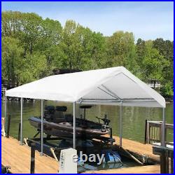 Quictent 10'x20' Carport Canopy Outdoor Boat Cover Garage Heavy Duty Shed Tent