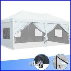 Quictent 10'x20' Commercial EZ Pop UP Canopy Wedding Party Tent Folding Gazebo