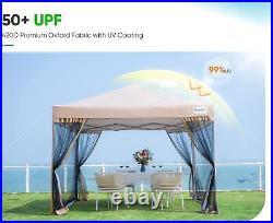 Quictent 10X10FT Pop Up Canopy Party Tent Folding Gazebo Outdoor Instant Shelter