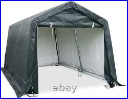 Quictent 10x10/8x8 Heavy Duty Canopy Garage Carport Car Shelter with sidewalls