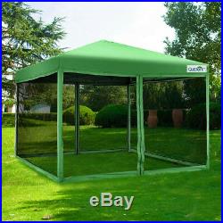 Quictent 10x10/8x8 Pop Up Canopy with Netting Screen House Mesh Sides -2 Sizes