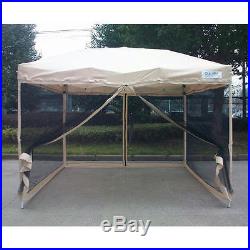 Quictent 10x10 Ez Pop Up Gazebo Party Tent Canopy mesh Screen With Carry Bag