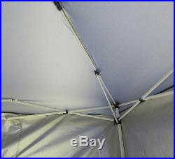 Quictent 10x20 Feet Beige Privacy Mesh Window EZ Pop Up Canopy Party Tent Gazebo