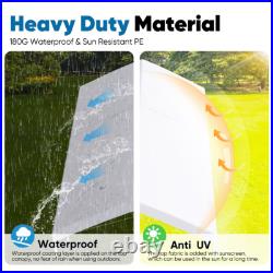 Quictent 10x20ft Carport Heavy Duty Car Canopy White